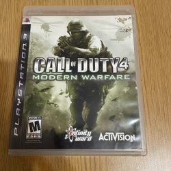 PS3 Call Of Duty 4 Modern Warfare 