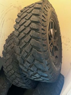 Firestone Destination MT2 Tires with Jeep Rims