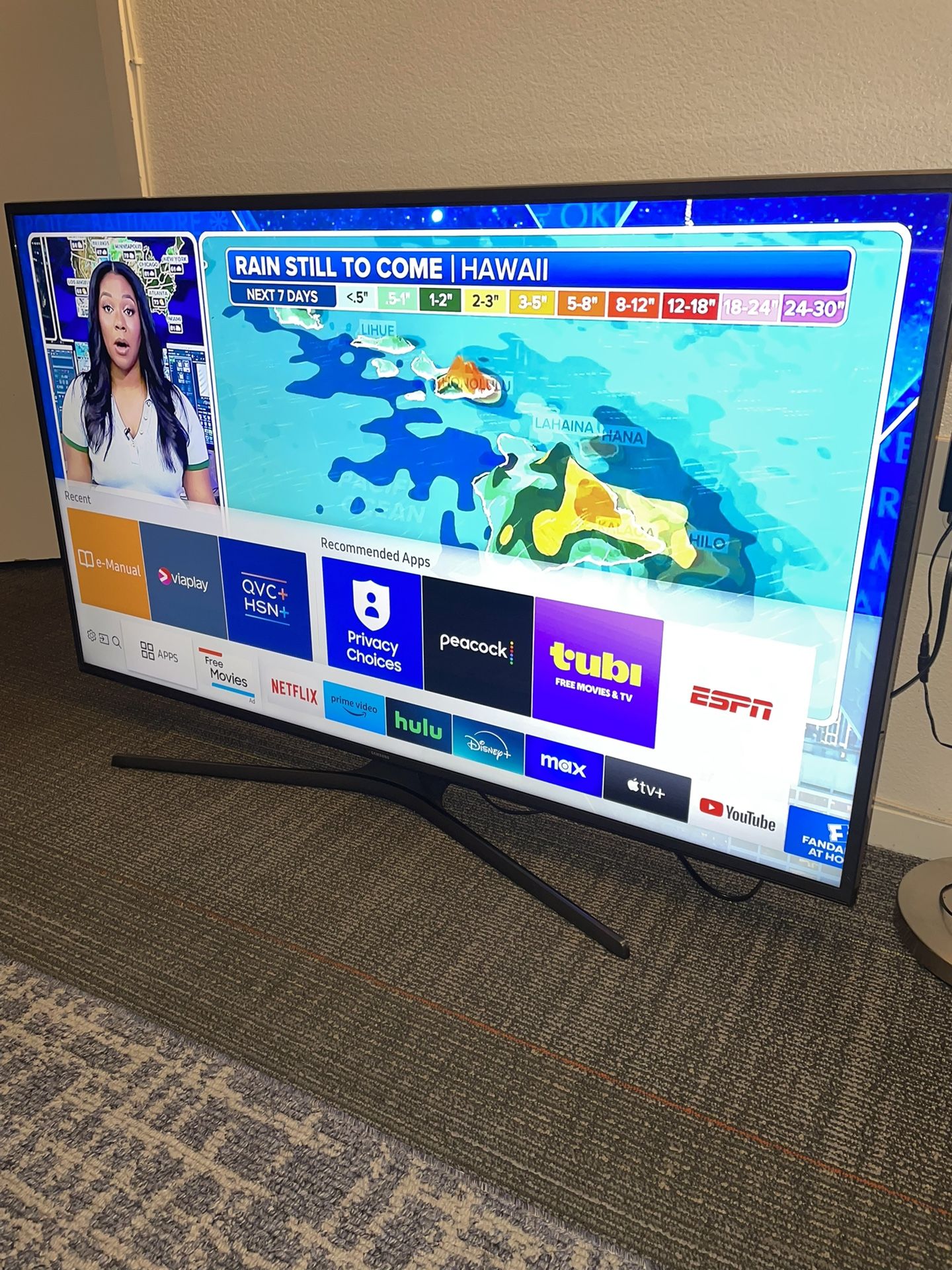 60”Samsung 4K 2160p UHD Smart Tv Wifi HDR