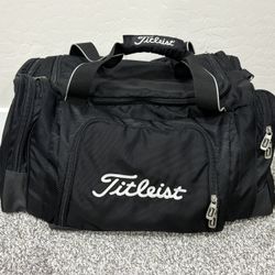 TITLEIST ‘StoneTree GC’ Black Nylon Golf Duffle Bag