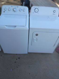 GE Washer and Amana Dryer Set