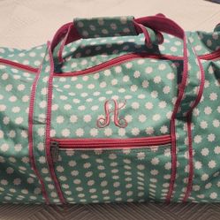 Viv And Lou Monogrammed Travel Bag For Weekend Trips Or Sleepovers, Monogrammed With A 
