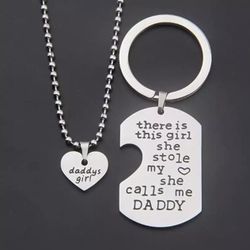 Father’s Day Key Chain And necklace 