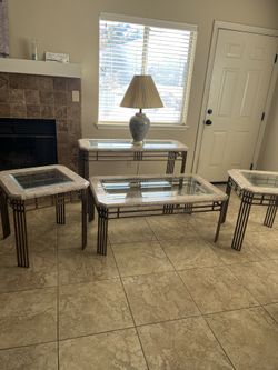 Coffee Table, End Tables, Entry Table Set.
