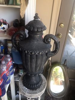 Black vase