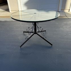 Iron Outdoor Patio Table