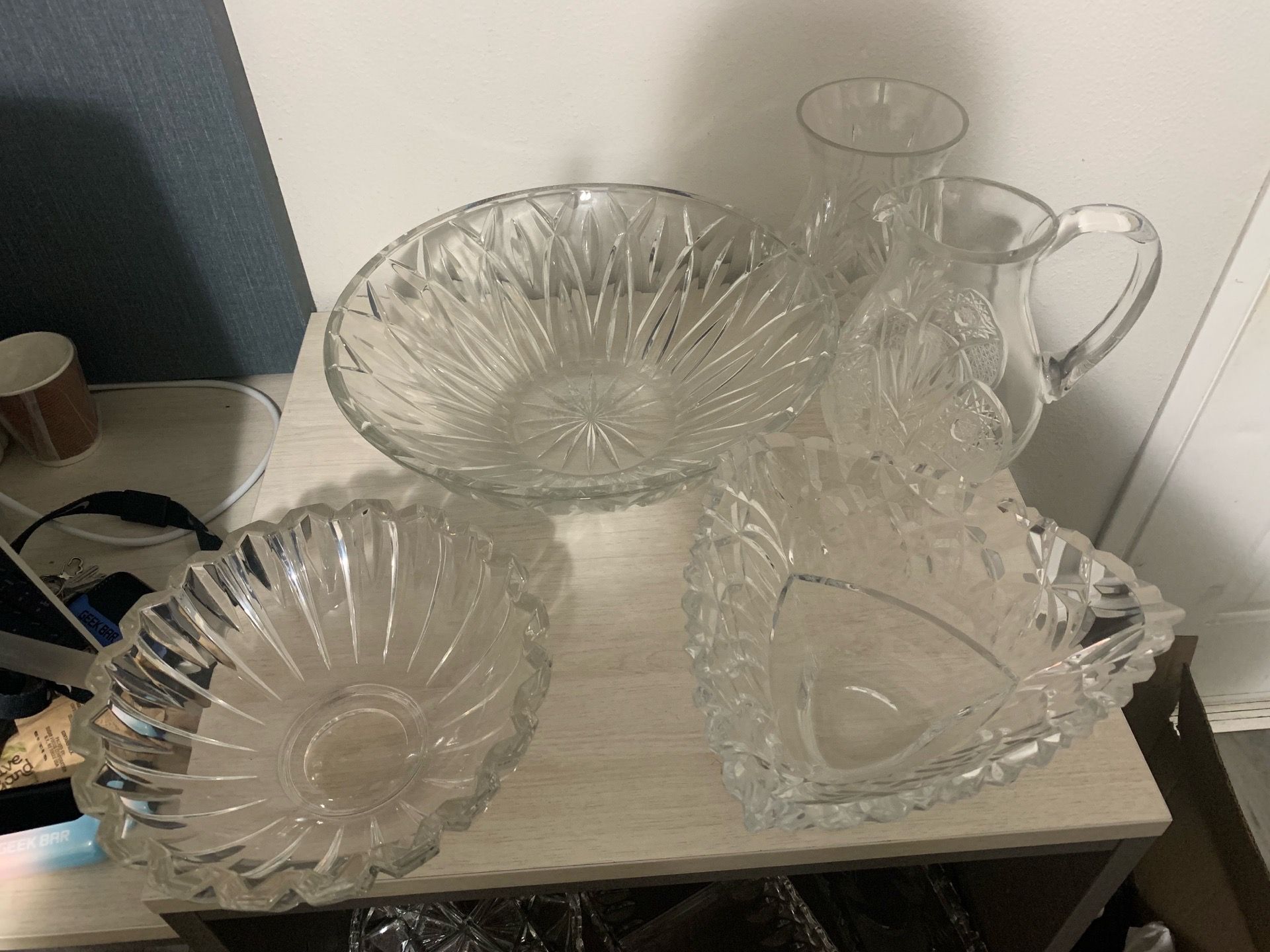 Baccarat and Waterford Crystal 10 pcs