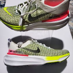 Nike ZoomX Invincible Run Flyknit 3 White Volt Pink FN6821-100 Men’s 10.5. New! 