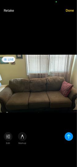 3 seated microfiber sofa