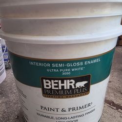 PURE WHITE PAINT BUCKET 225 0B0 