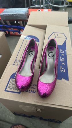 Hot pink heels