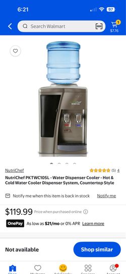 NutriChef  - Water Dispenser Cooler