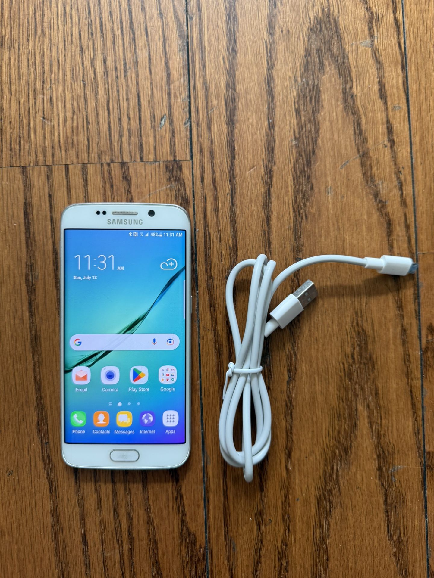 Samsung Phone Galaxy S6 Edge White 32GB/Unlocked