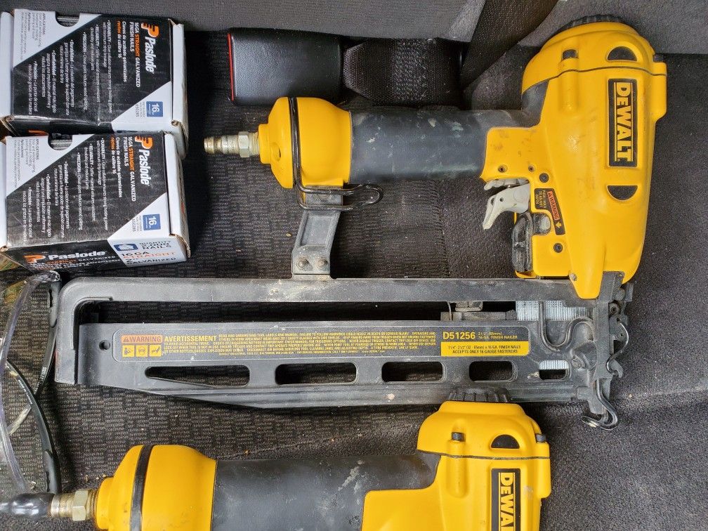 2 DEWALT NAIL GUNS