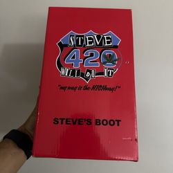Brand New Steve Will Do It Drinking Boot