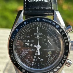 Replica Moonswatch Mod In Metal Case