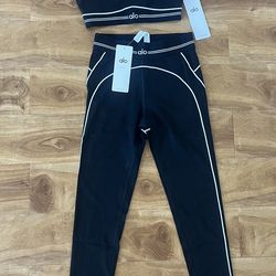 Black Bra And Leggings Size S 4-6