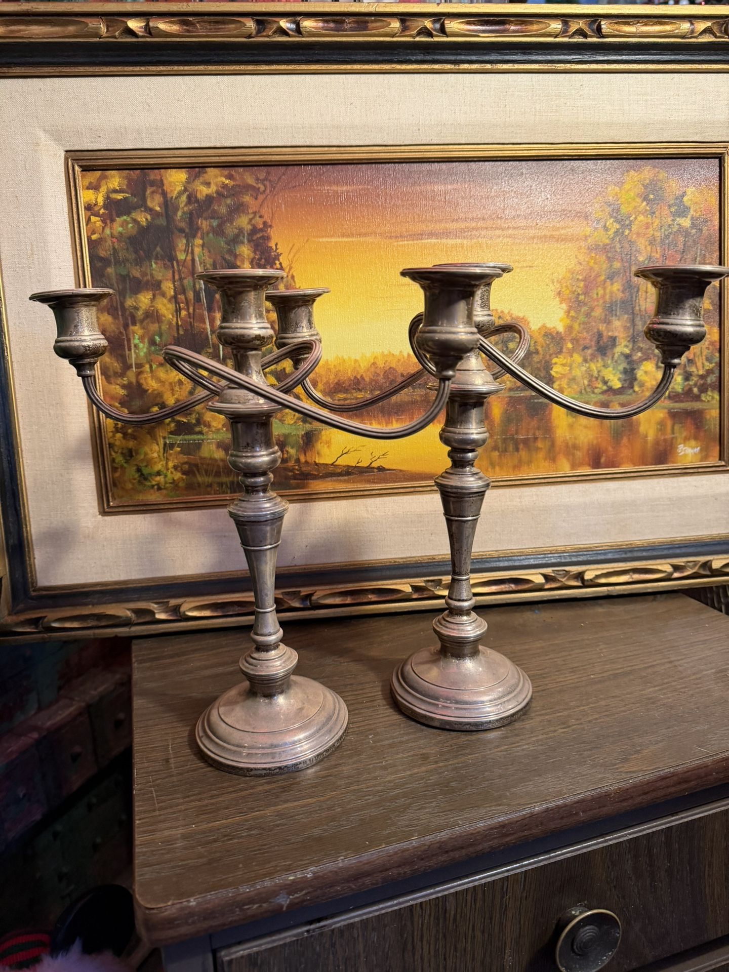 Sterling Silver Candlesticks