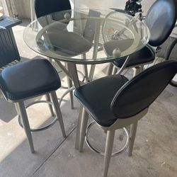 High Top Table And Chairs