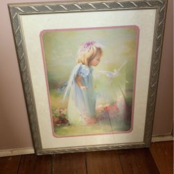 Beautiful Painting With Glass Frame