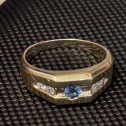 Gold Ring 14K With Real Diamonds