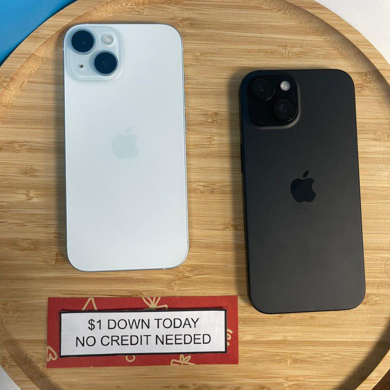 Apple IPhone 15-PAYMENTS AVAILABLE-$1 Down Today 