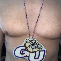 Gonzaga Bulldog Beaded Artwork