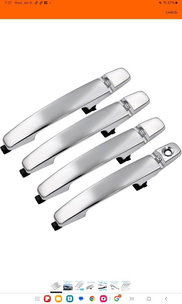 4 Pcs Exterior Door Handles Replacement For Ford Focus 2008-2011 (6)
