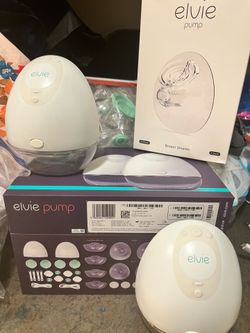 Elvie pump and supplies lot