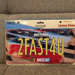 Daytona NASCAR 2FAST4U License Plate