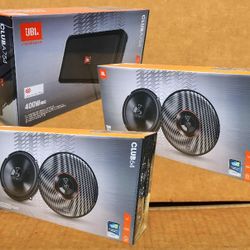JBL Club Series Car 4 Channel Speaker System 2-Sets 6.5" 2-Way Coaxial Speakers 360 Watts Package 🚨 Payment Options Available 🚨 No Credit Needed 🚨 
