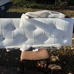 White Bed frame- Pillow Top 