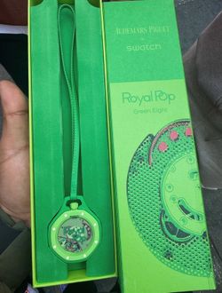 Swatch x Audemars Piguet Bioceramic Royal Pop Green Eight SSX03G100N