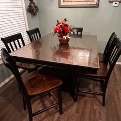 High Table - 6 Chairs