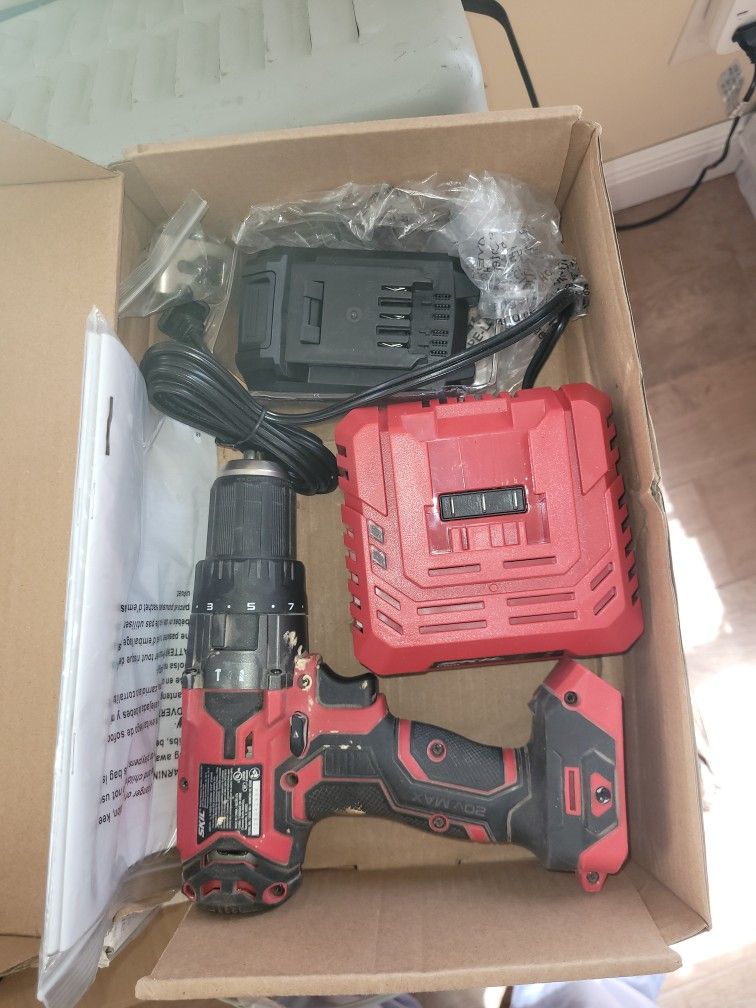 SKILL 20V 1/2" HAMMER DRILL KIT