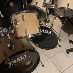 2 Two  TAMA  Drums For Sale  With. Snare And Foot Pedal And More 