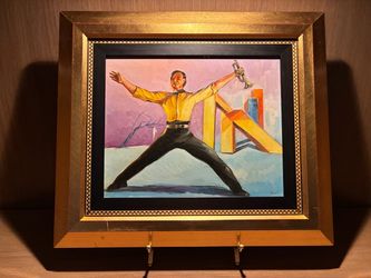 Theatrical Performer Oil Painting