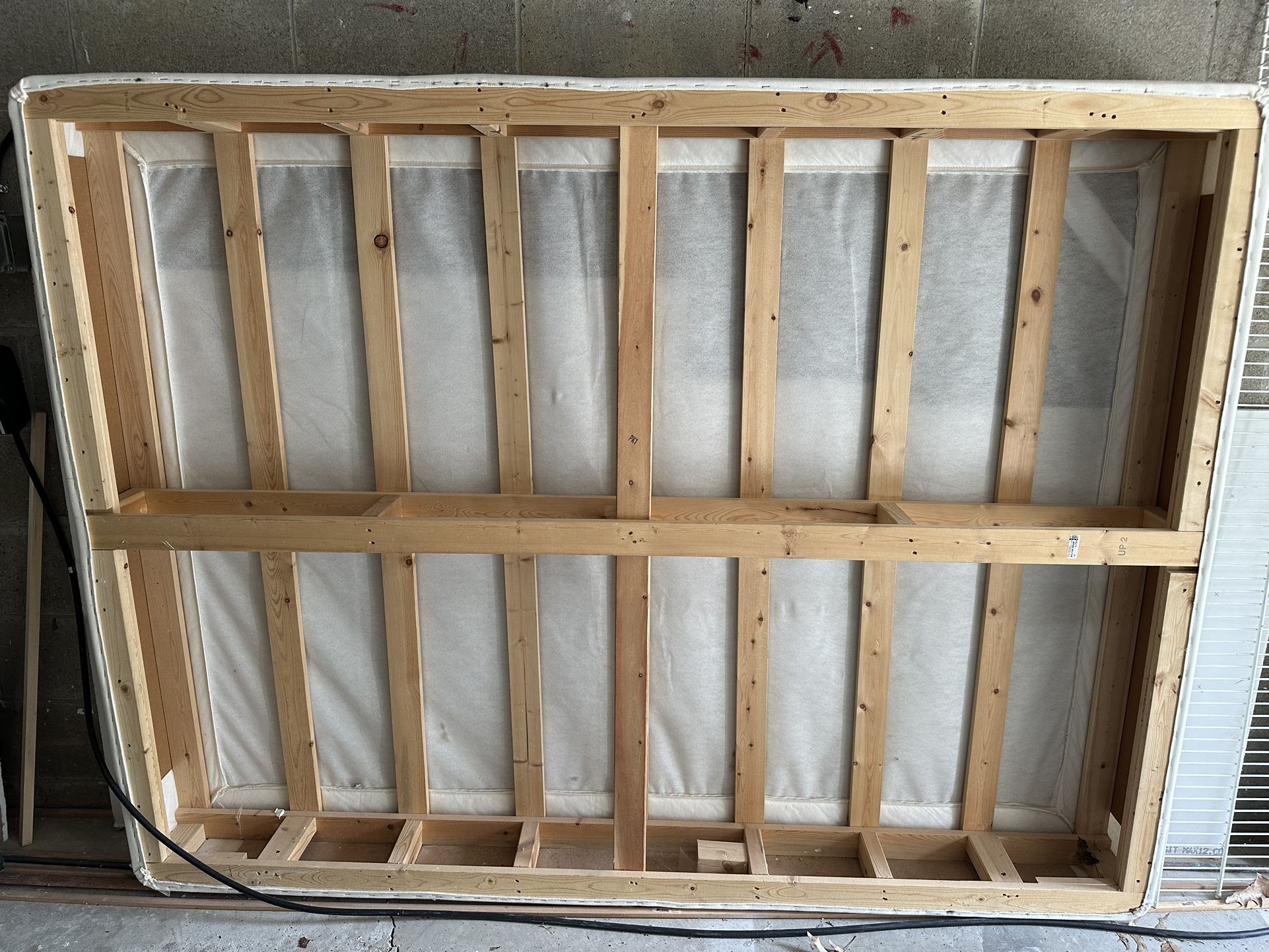 Queen Bed Wood Box Spring Base