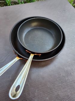 All Clad - Set of 2 Nonstick Frying Pans