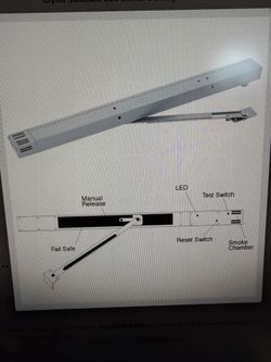 Glynn-Johnson 280 Series Sensaguard Holder /release Smoke Detector 