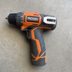 Ridgid Drill With Battery
