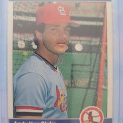 84 Fleer Andy Van Slyke RC!