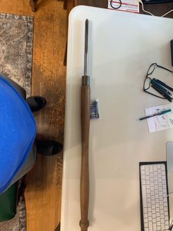 Deep HollowIng Wood Turning Chisel with Wooden Handle