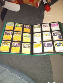 Pokemon cards + book