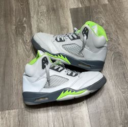 Jordan 5 green bean size 10