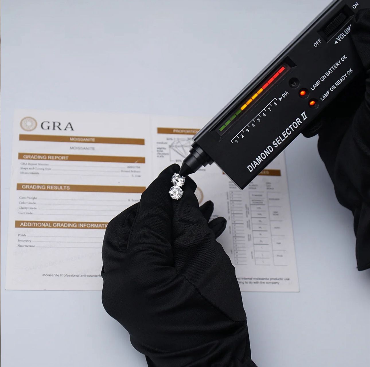 Moissanite Stud Earrings 