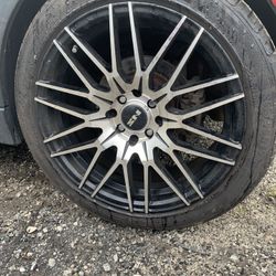 Tires and rims for sale.