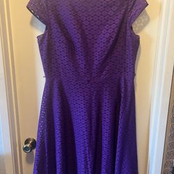 Purple Dress Size 14