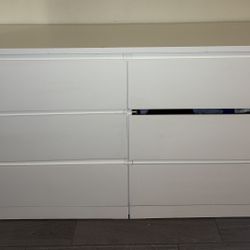 IKEA White 6 drawer dresser