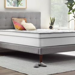 Twin XL Mattress, No Platform Bed, Hybrid, 12”